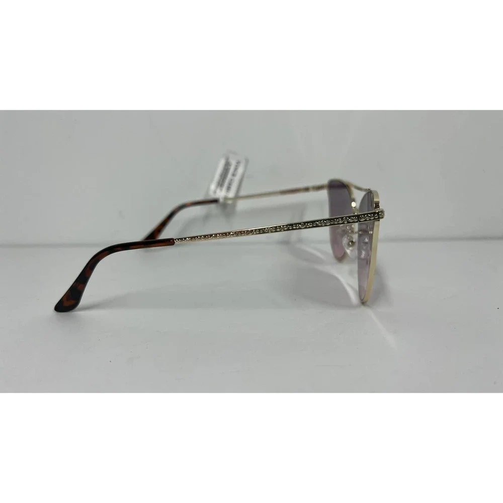 Vince Camuto Gold & Purple Cat Eye Aviator Sunglasses NWT